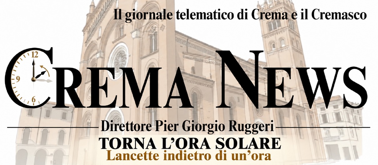 Logo di Crema News - notizie da Crema e Cremasco. Ora legale
