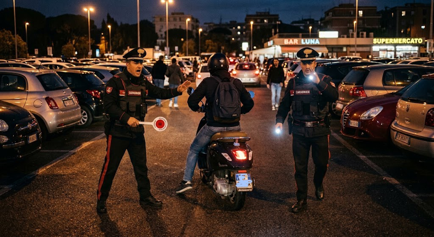 Dal territorio - Scappa perché lo scooter è senza assicurazione