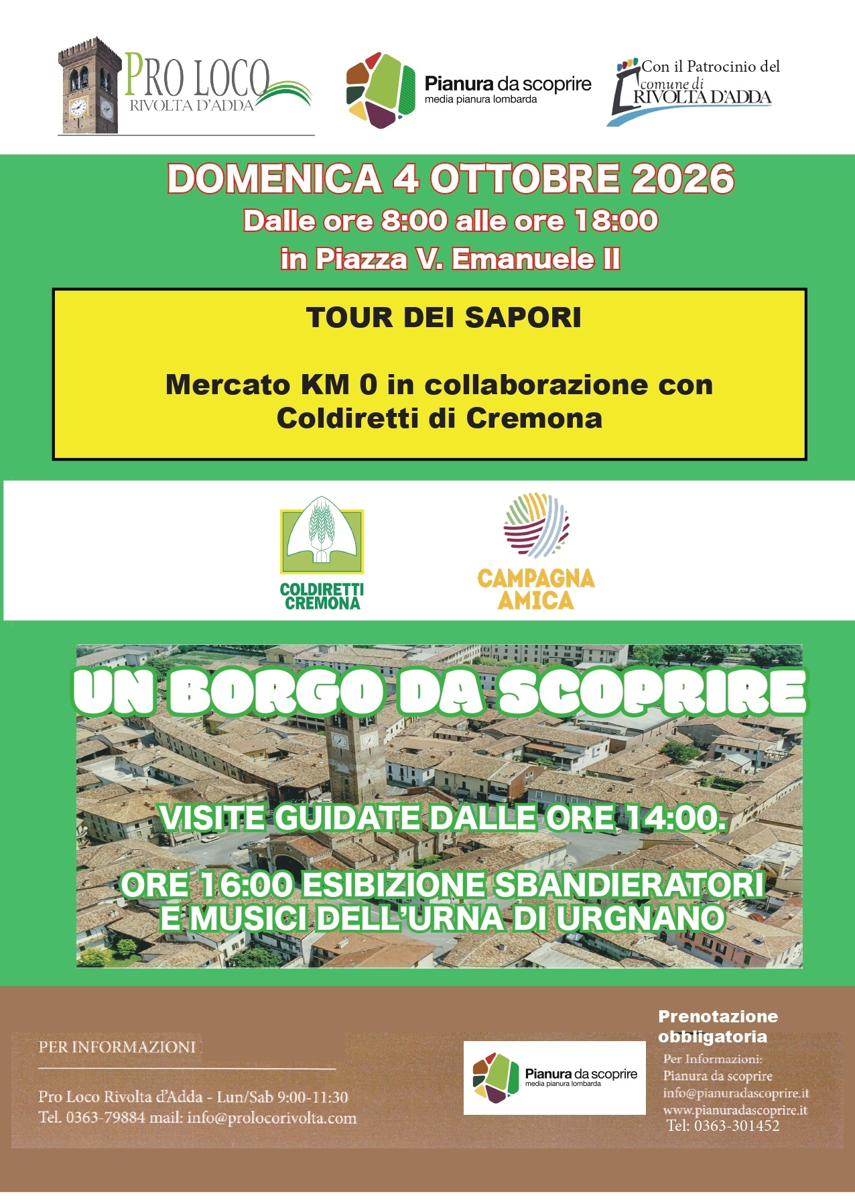 Gli appuntamenti nel Cremasco