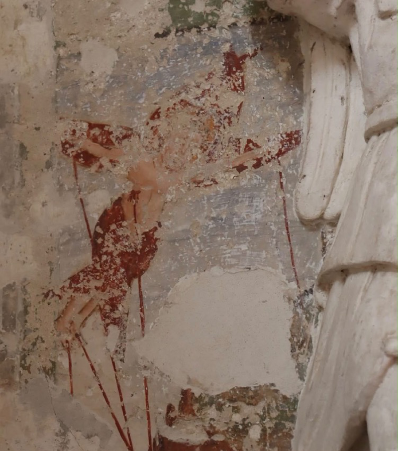 Casaletto Vaprio - Affresco di San Francesco