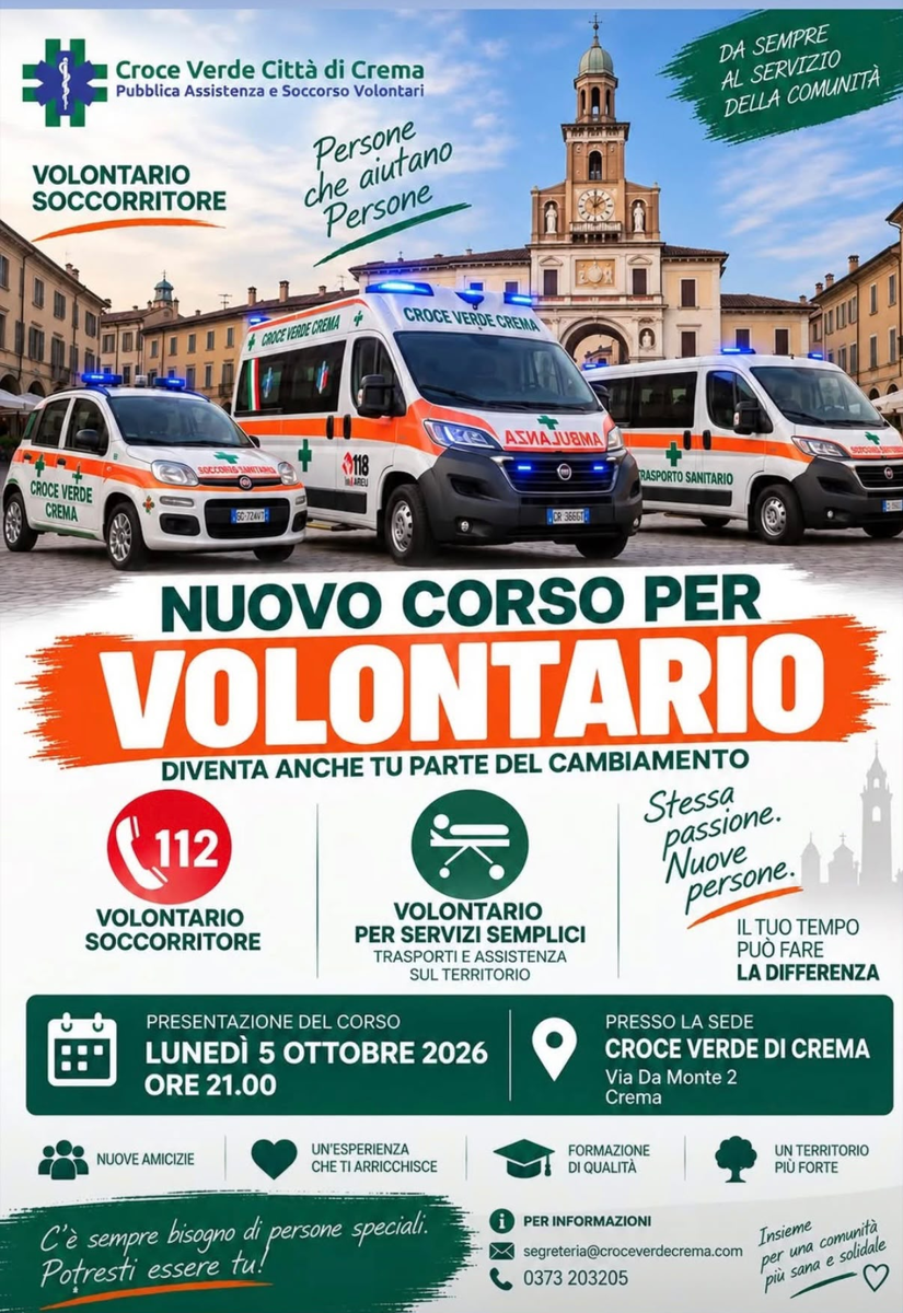 Appuntamenti da oggi a mercoledì