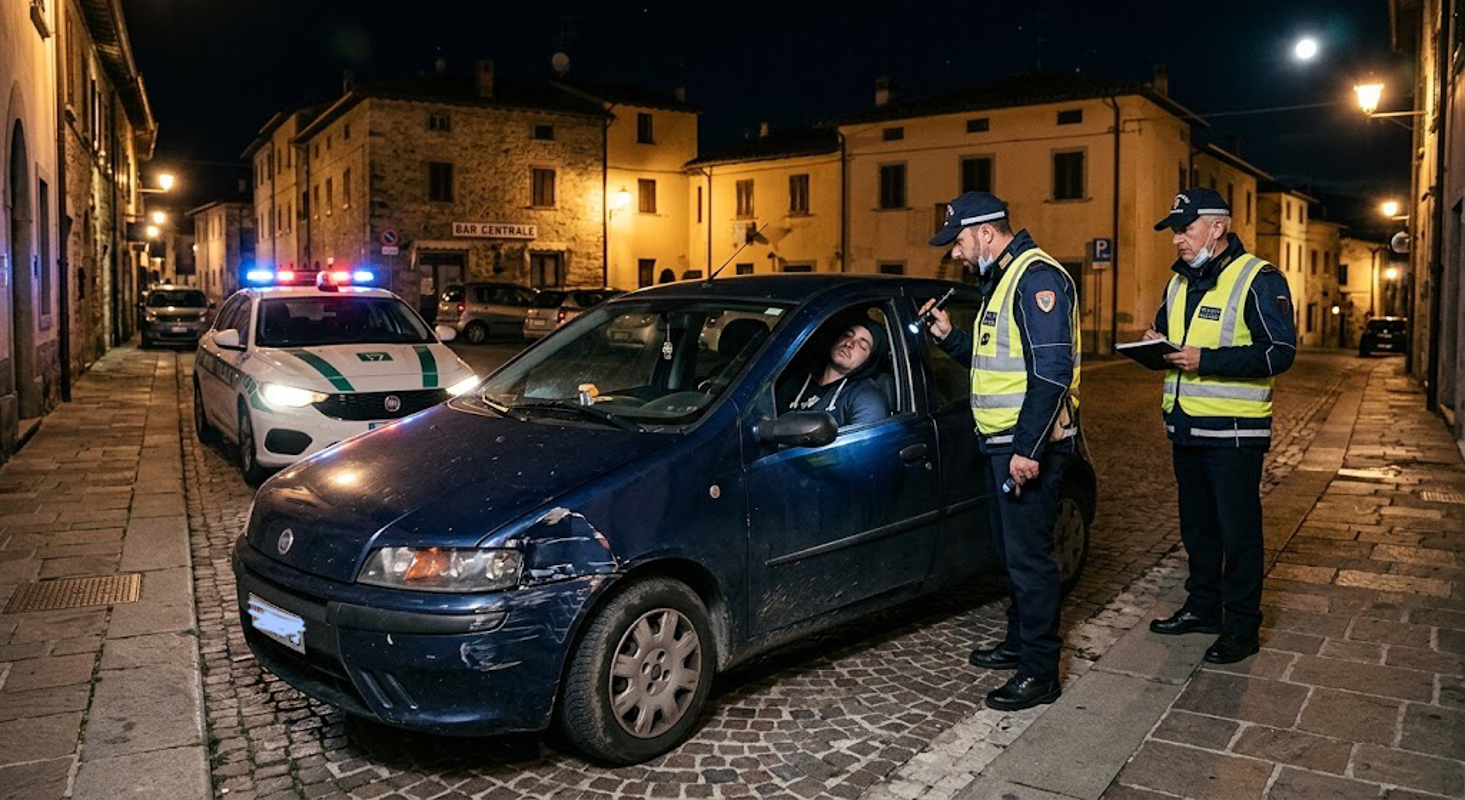Crema - Si scontra con un'auto e fugge
