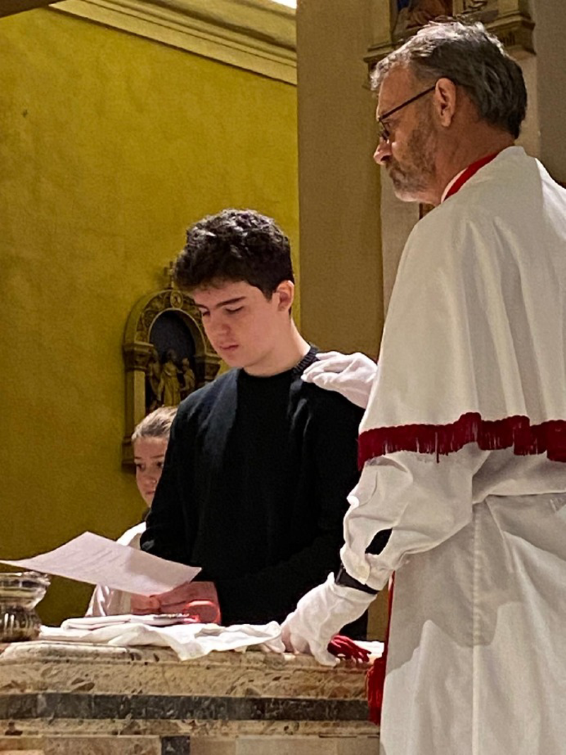 Pieranica - Un nuovo, giovanissimo, confratello