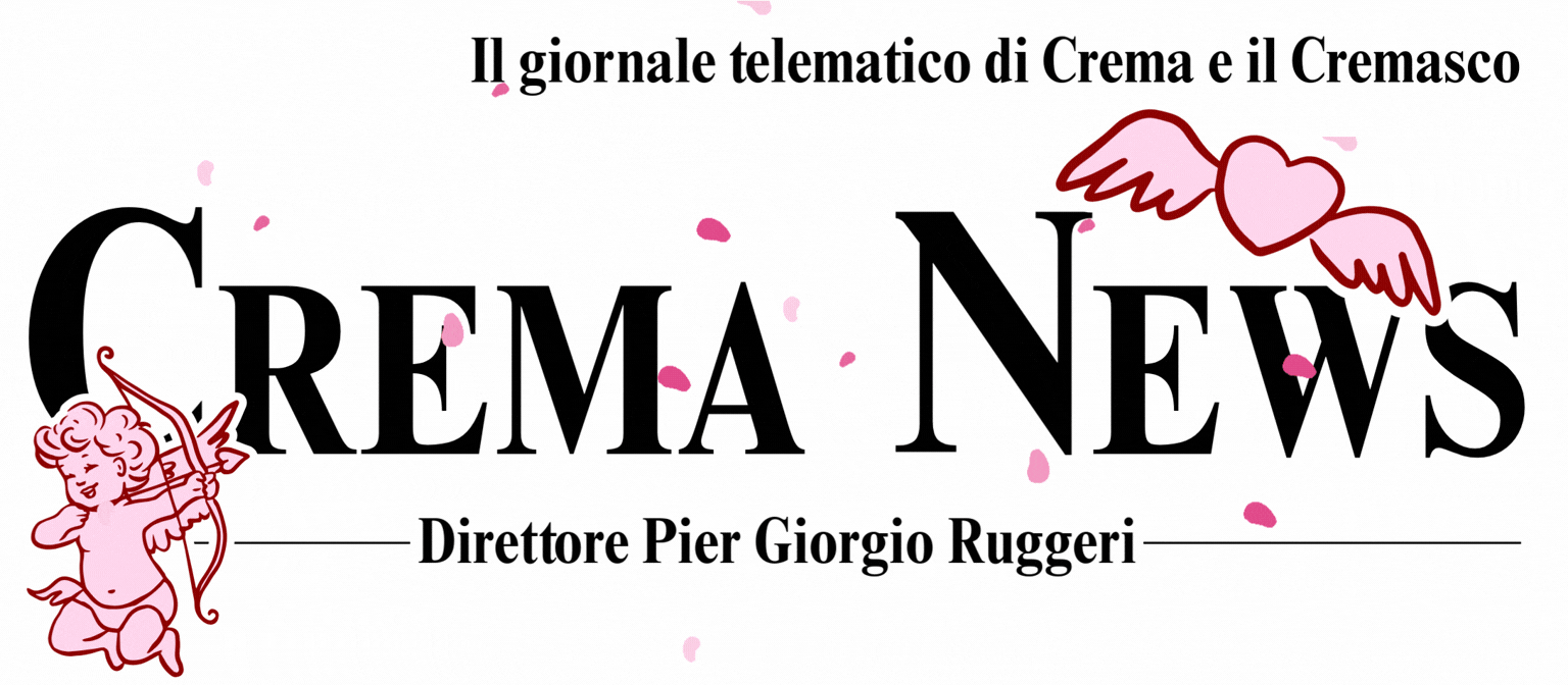 Logo di Crema News - notizie da Crema e Cremasco. Logo s. valentino