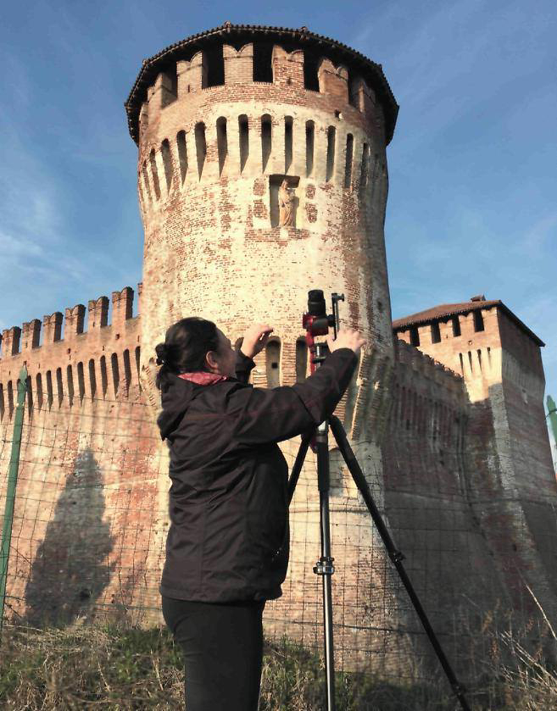 Soncino - Gli Amici della Rocca, i matèi e la torre