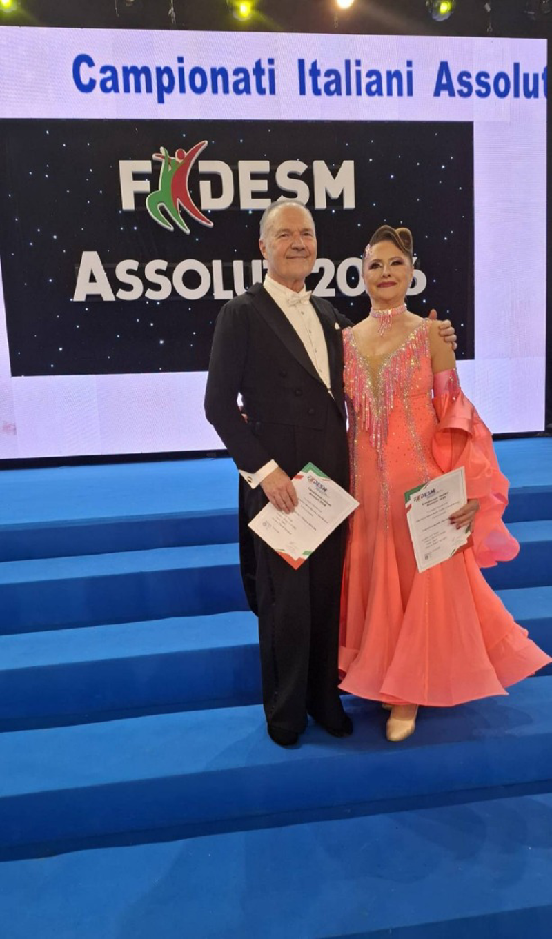 Capralba - Giovanni  e Federica giù dal podio