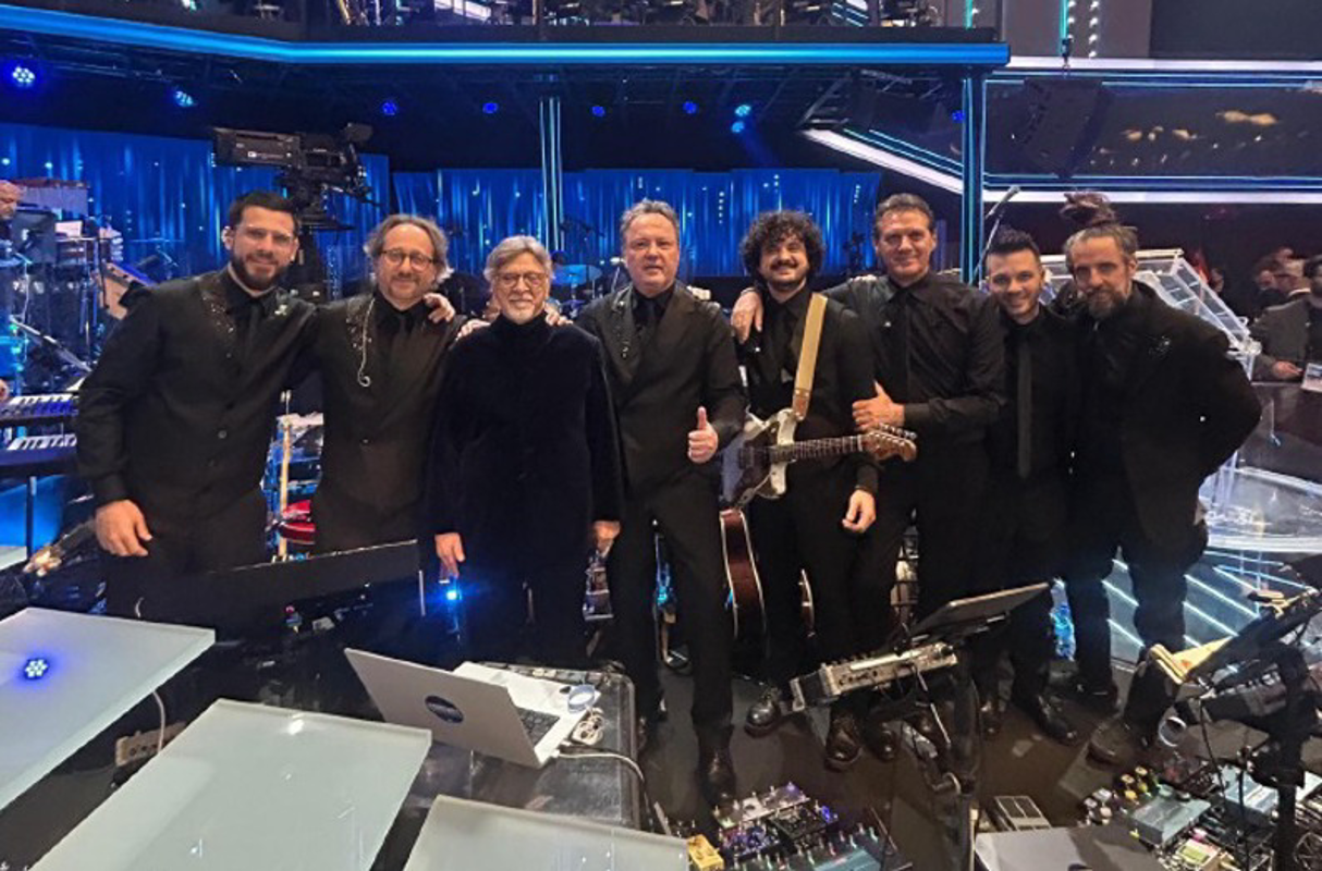 Pandino - Fabio Crespiatico suona al festival di Sanremo 