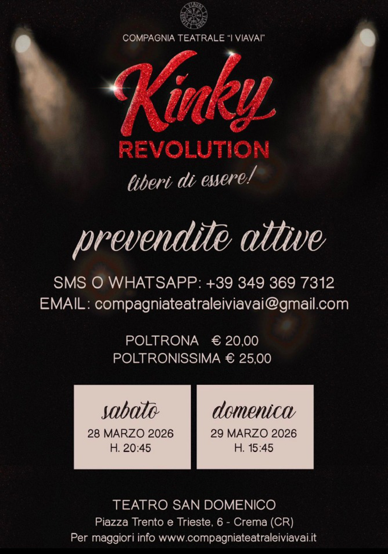 Crema - Stivali e drag queen: arriva Kinky Revolution