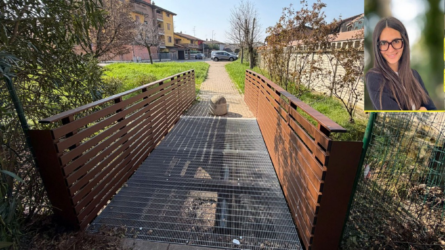 Agnadello - Riaperto il ponticello di via Del Tormo 