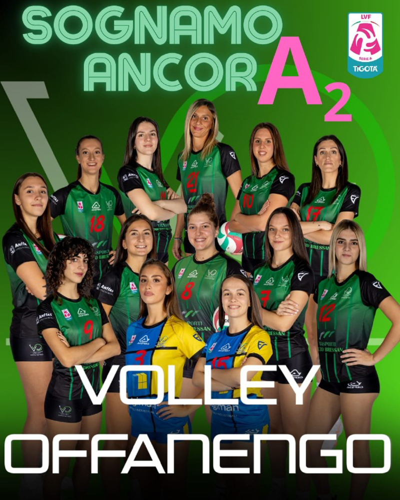 Volley A2 - Trasporti Bressan, sarà ancora A2