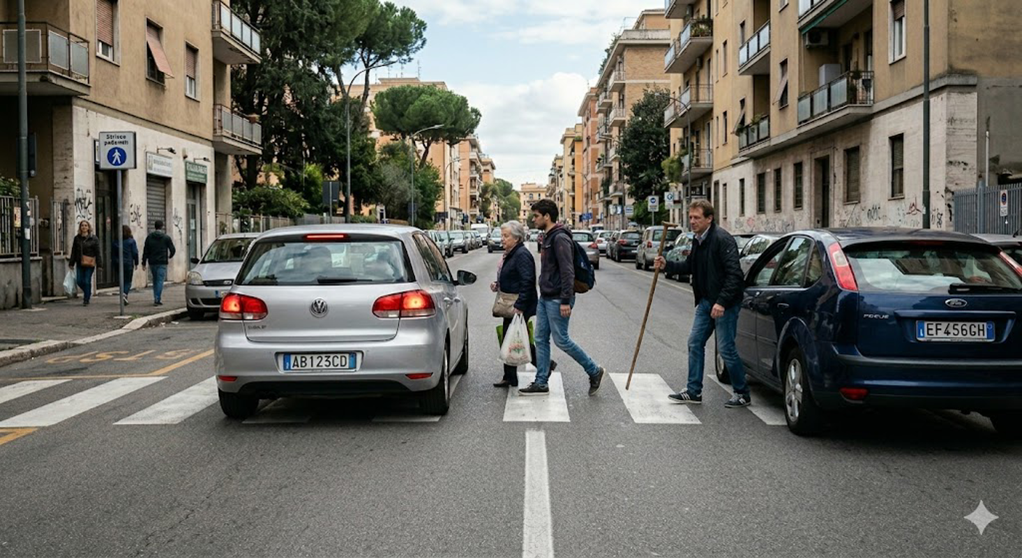 Dal territorio - Si ferma per i pedoni, picchiato