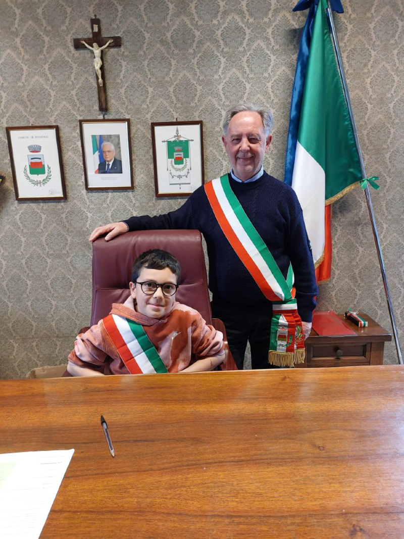 Pianengo - Giorgio Cagnana è il baby sindaco