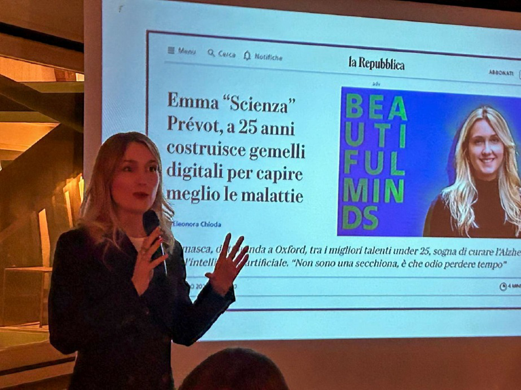 Crema - Emma Prevot in cattedra