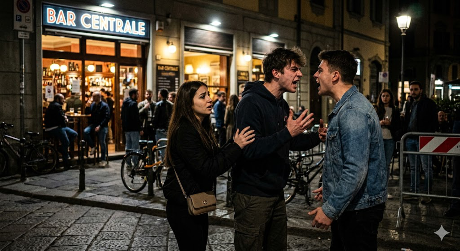 Pandino - Difende la fidanzata: pugno in faccia