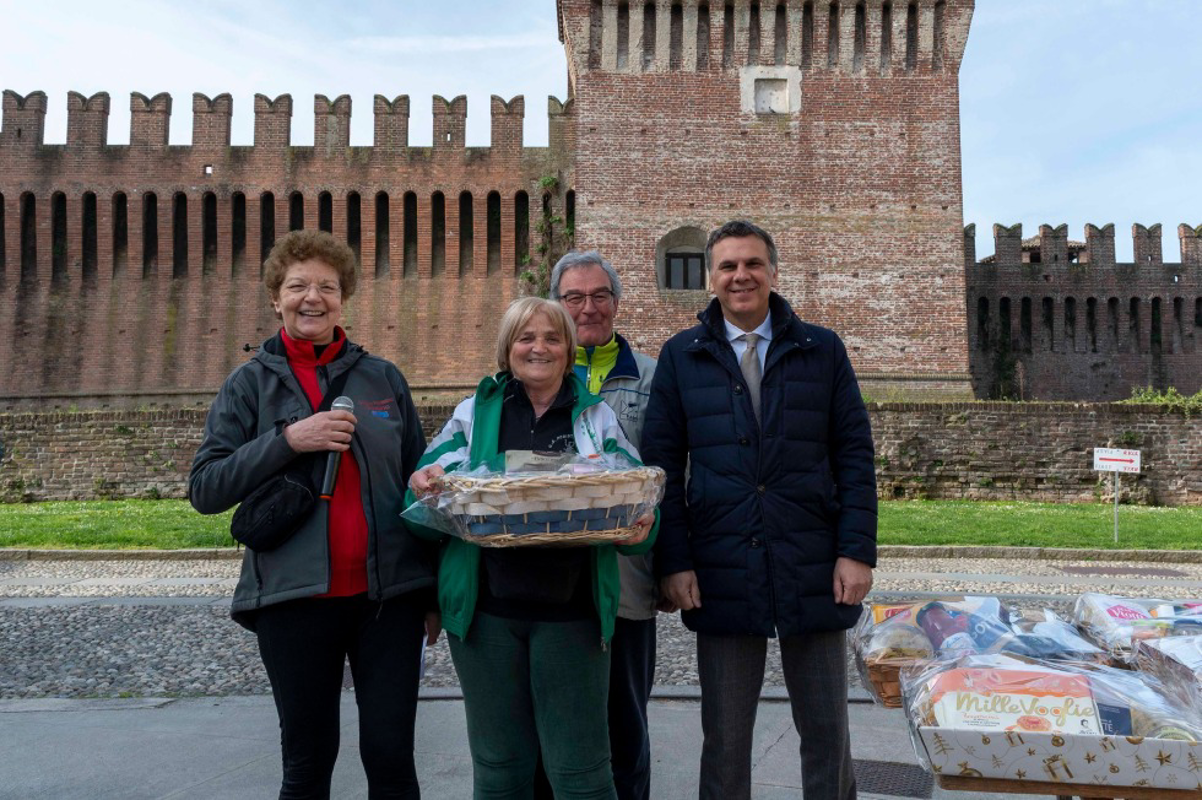 Podismo - Podisti sotto la rocca