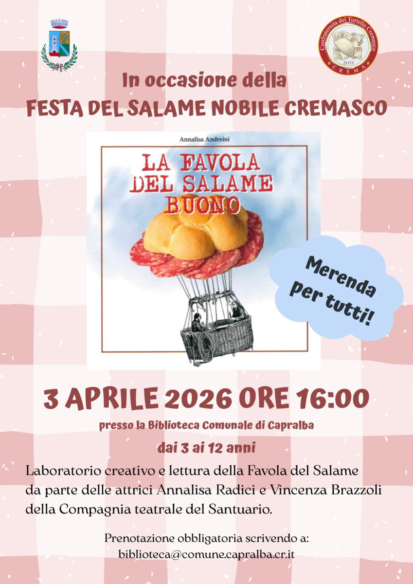 Gli appuntamenti della settimana