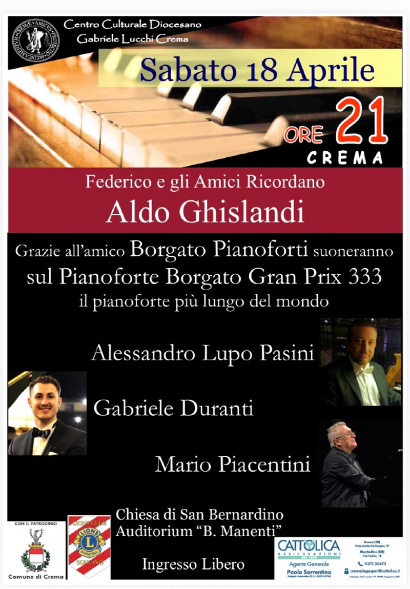 Crema - Il pianoforte più lungo del mondo