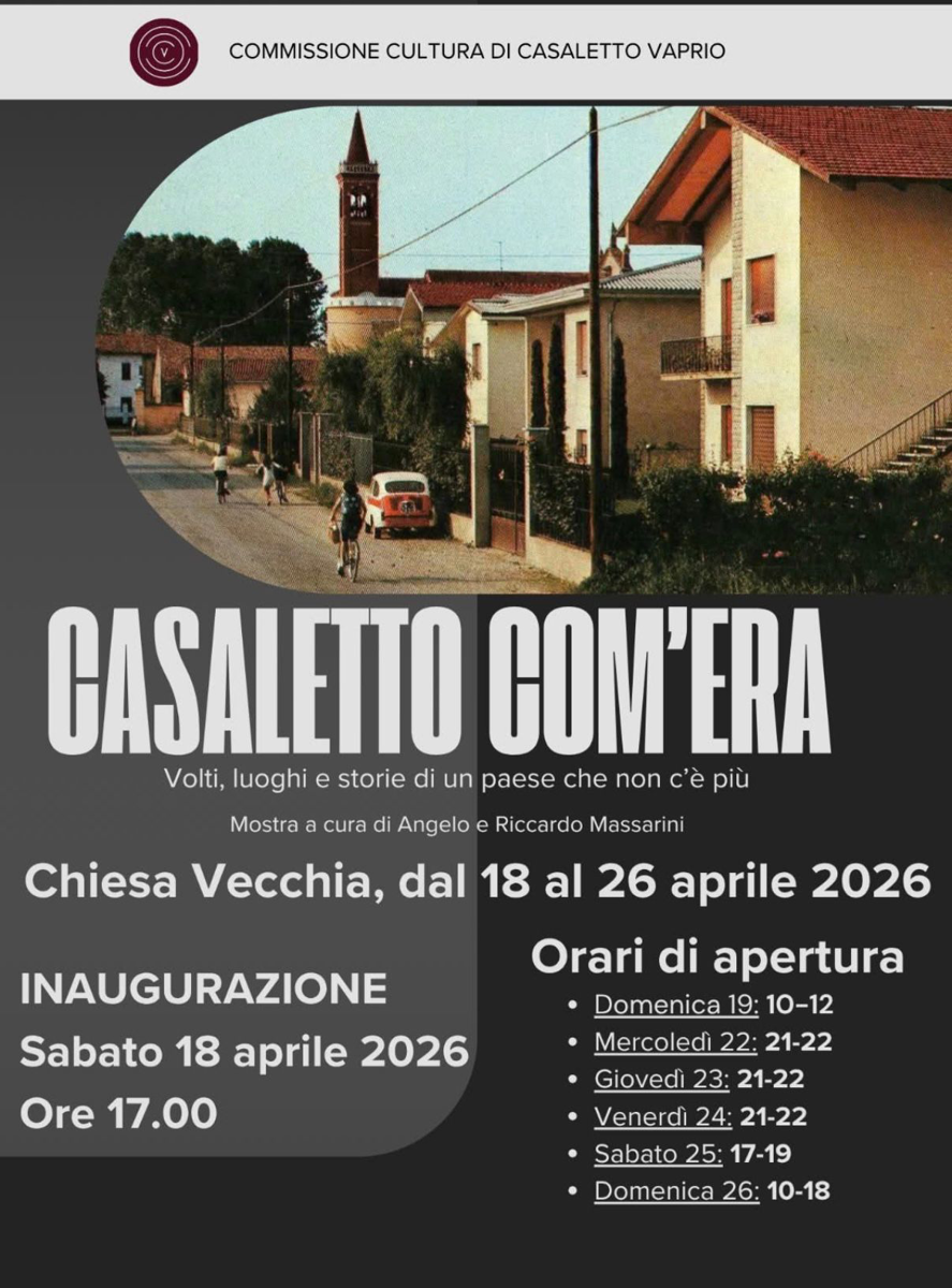 Gli appuntamenti della settimana