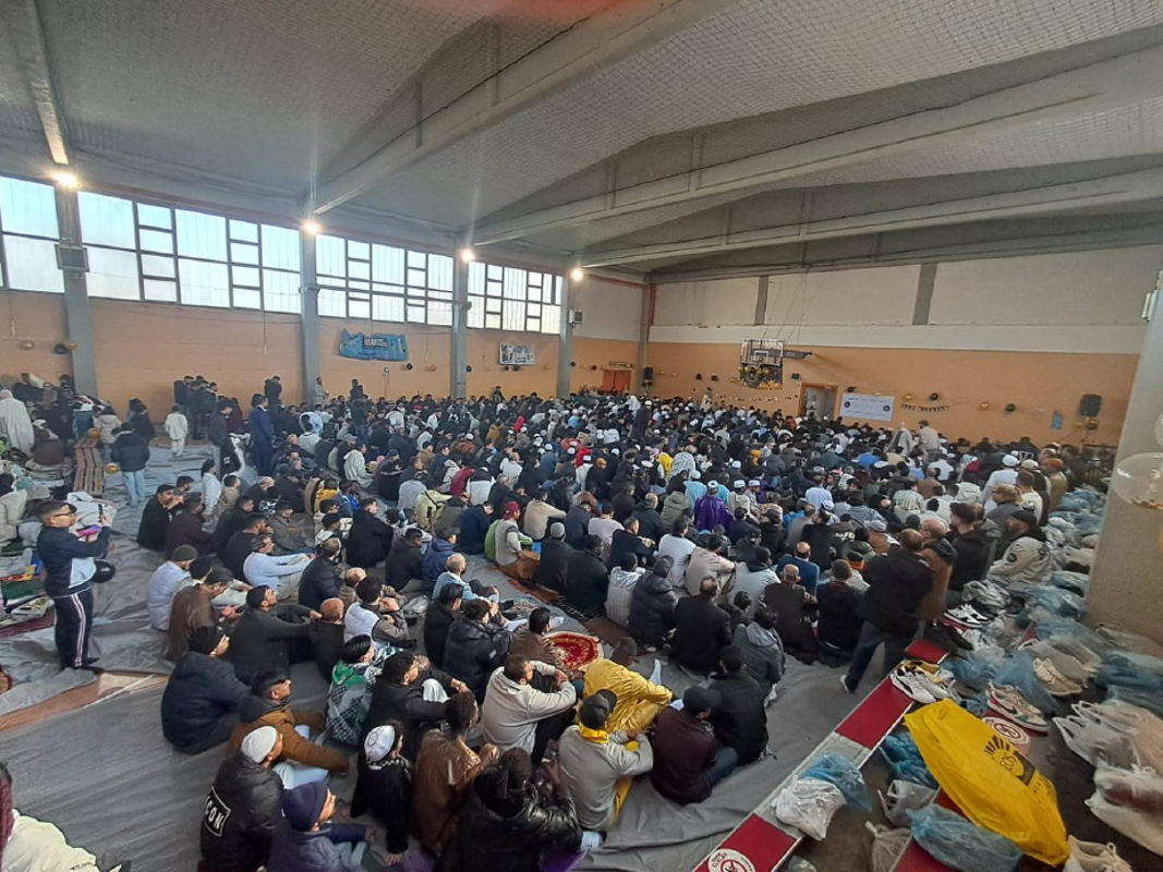 Crema - La preghiera dei musulmani