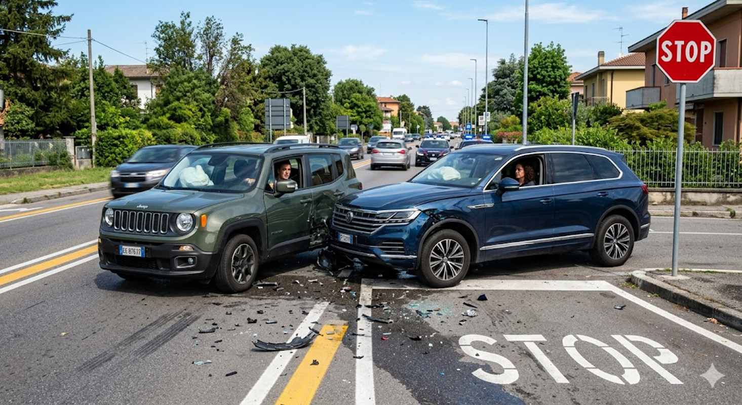 Zappello - Scontro all'incrocio
