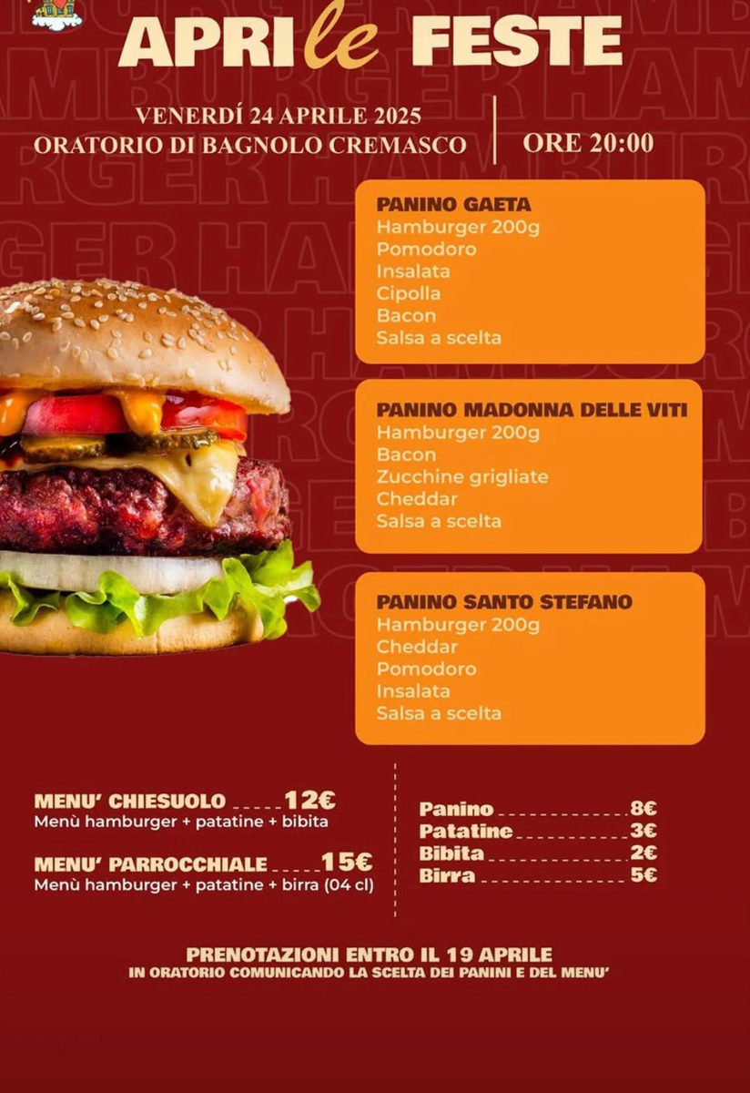 Gli appuntamenti da mercoledì a sabato