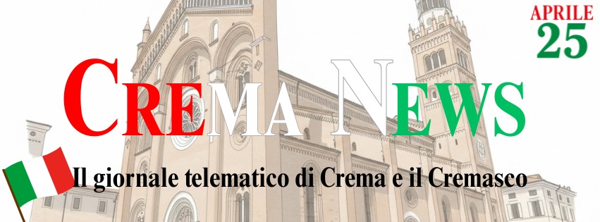 Logo di Crema News - notizie da Crema e Cremasco. Logo 25 aprile