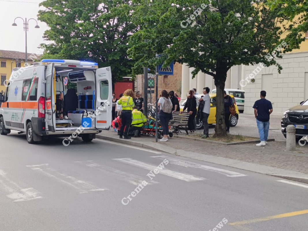 Romanengo - Investito sulle strisce