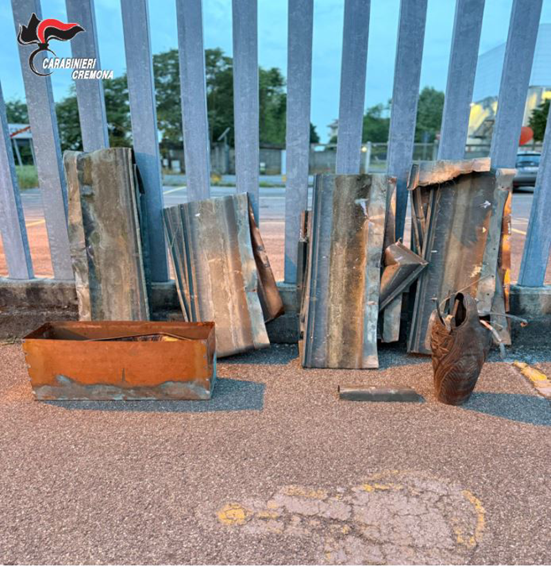 Offanengo - Ladri di rame presi 