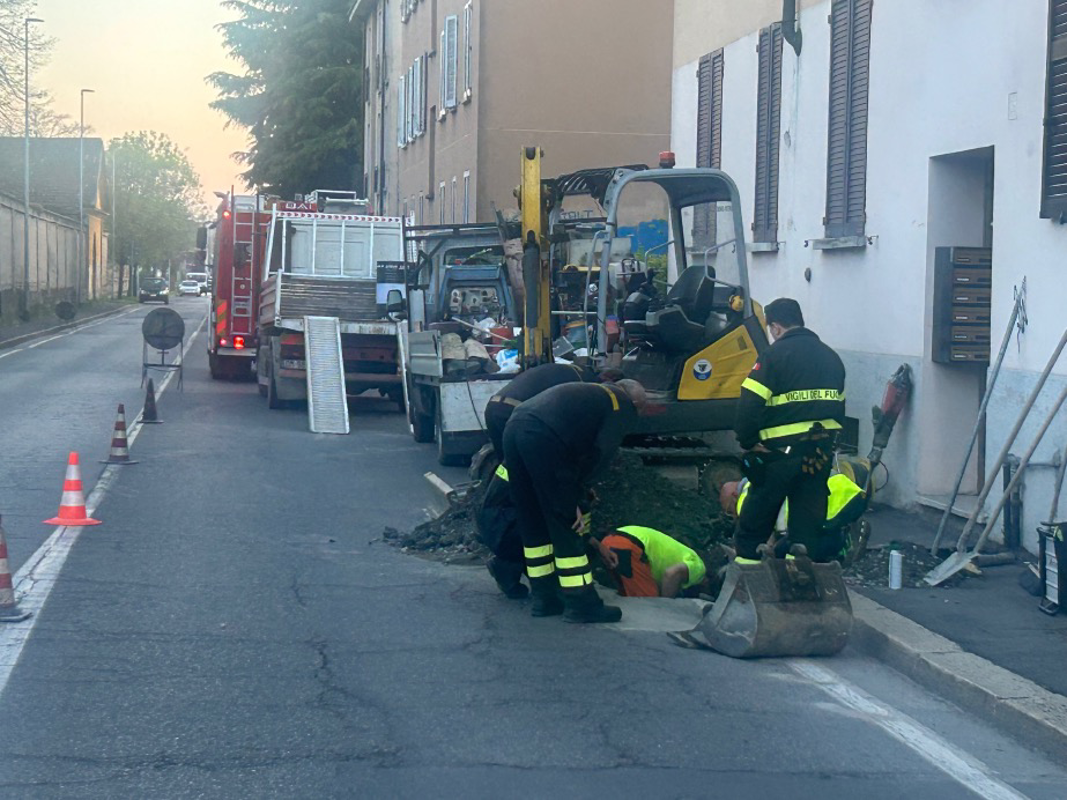 Crema - Fuga di gas e due incendi