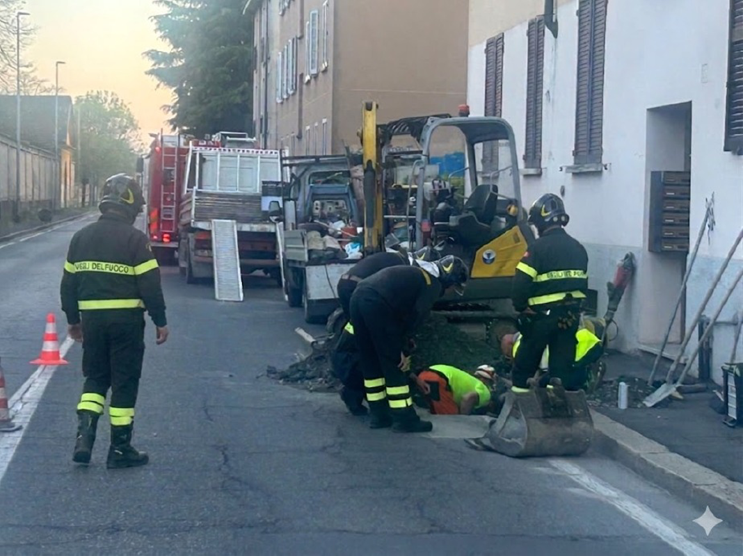 Crema - Fuga di gas e due incendi