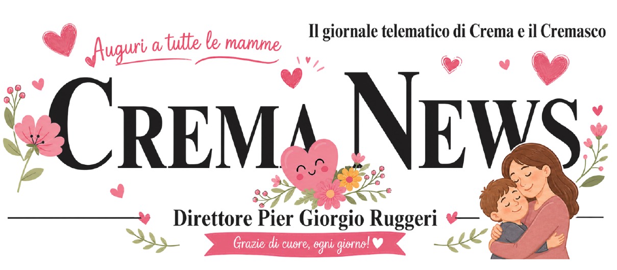 Logo di Crema News - notizie da Crema e Cremasco. Logo festa della mamma