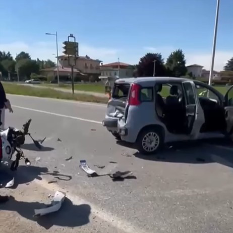 Dal territorio - Motociclista ferito 