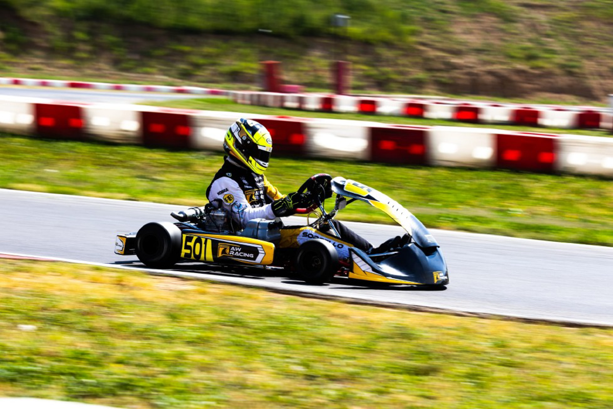 Go kart - Andrea Sorbello sul podio in Franciacorta