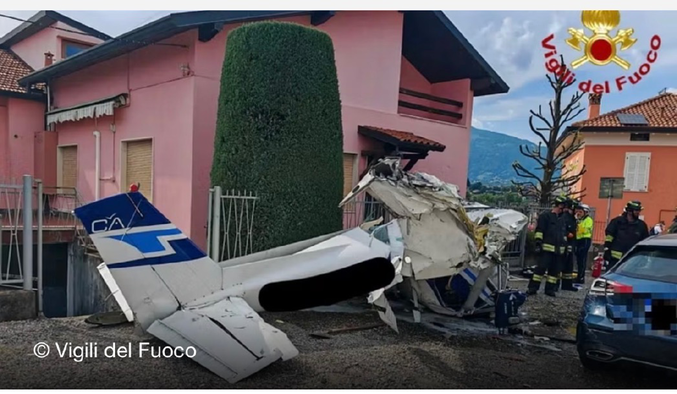 Valbrembo - Cade ultraleggero, morto cremasco