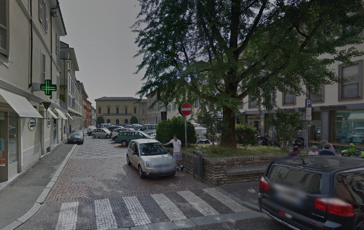 Crema - Lavori in piazza Aldo Moro