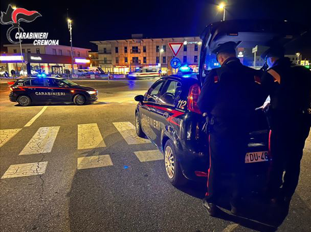 Pandino - In fuga dai carabinieri