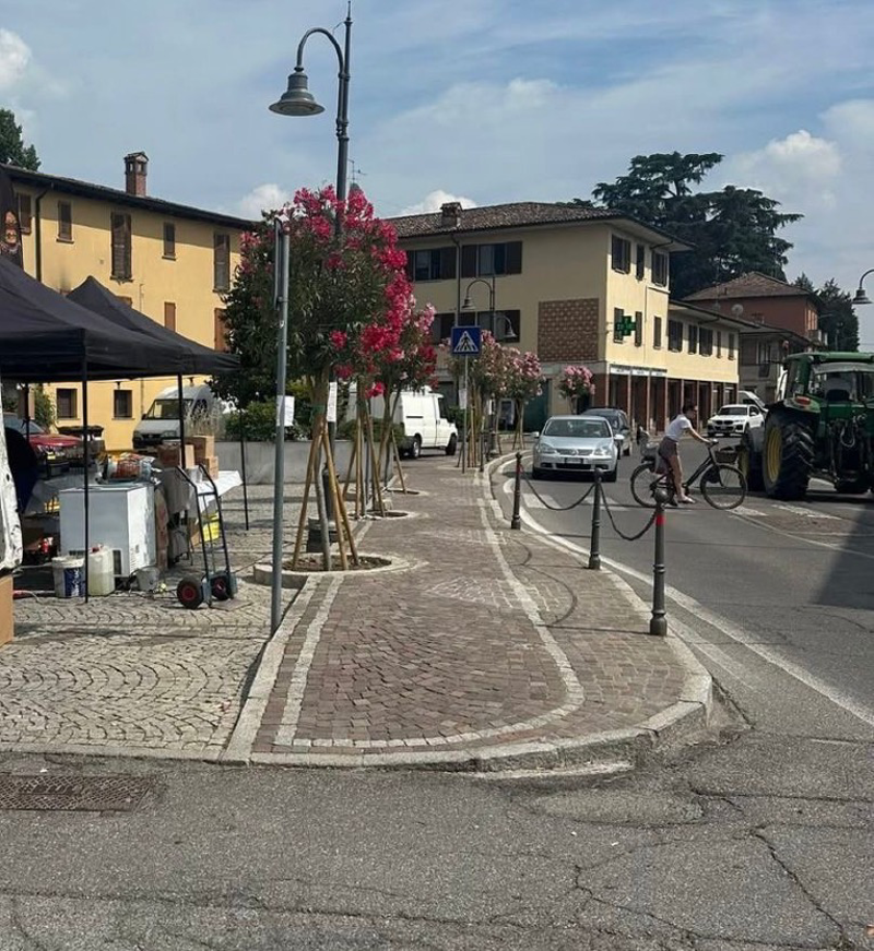 Ripalta Cremasca - Via Roma chiuda