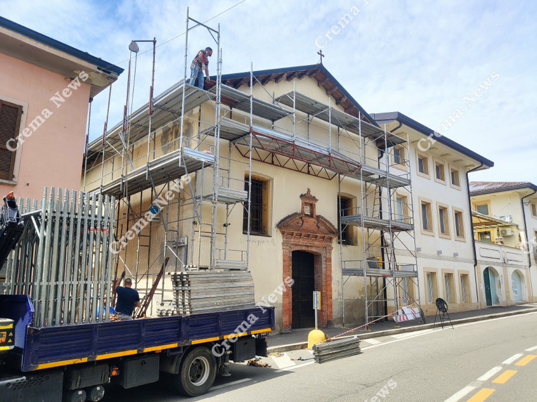 Vailate - Iniziano i lavori a Santa Marta