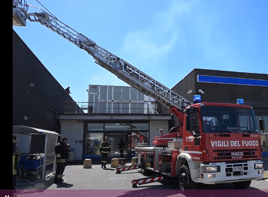 Dal territorio - Fiamme al centro commerciale
