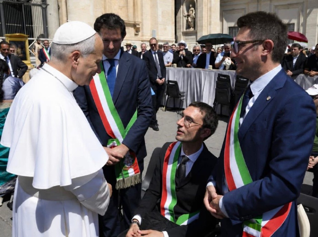 Dal territorio - Tre sindaci dal Papa