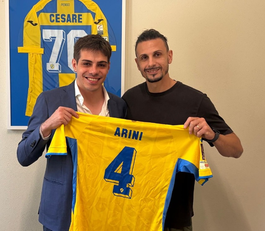 Calcio. Pergo, rinnova Arini 