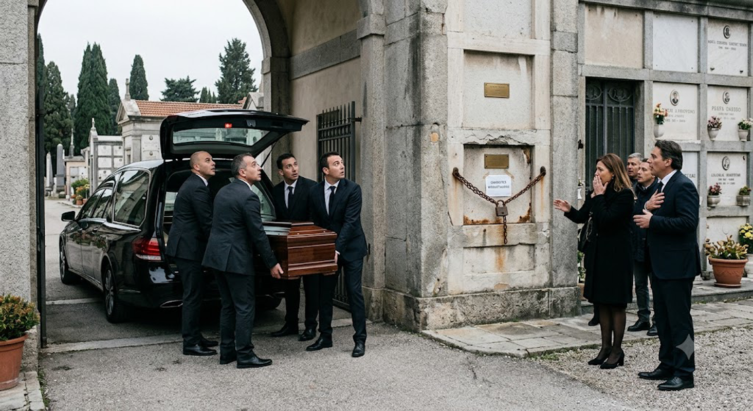 Nosadello - Arriva il morto ma il loculo è chiuso