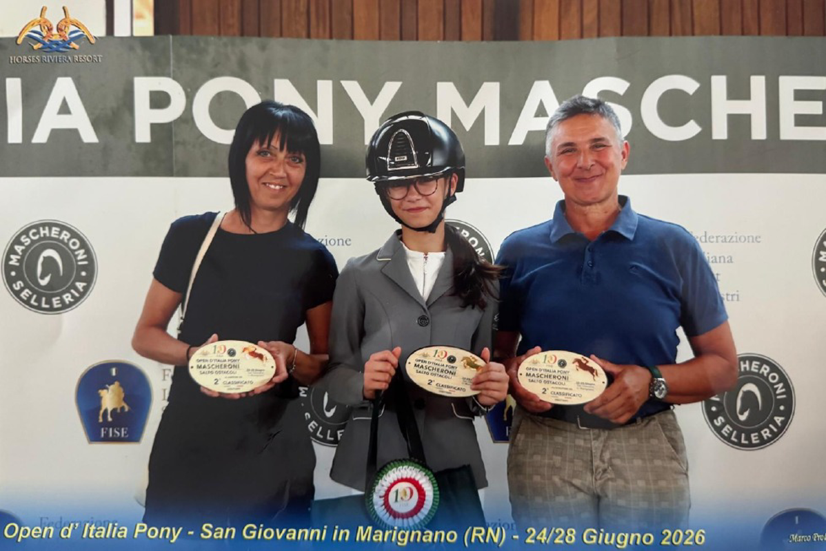 Equitazione - Lisa Cassoni seconda all'Open d'Italia