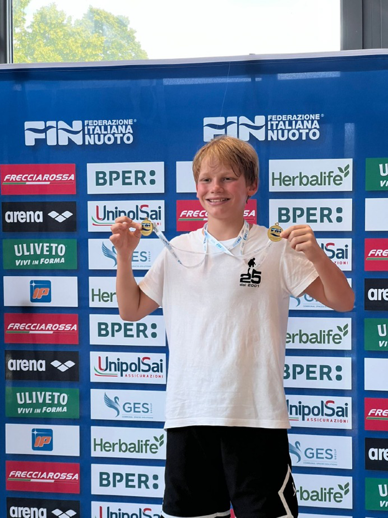 Nuoto - Michele Panzeri due volte campione