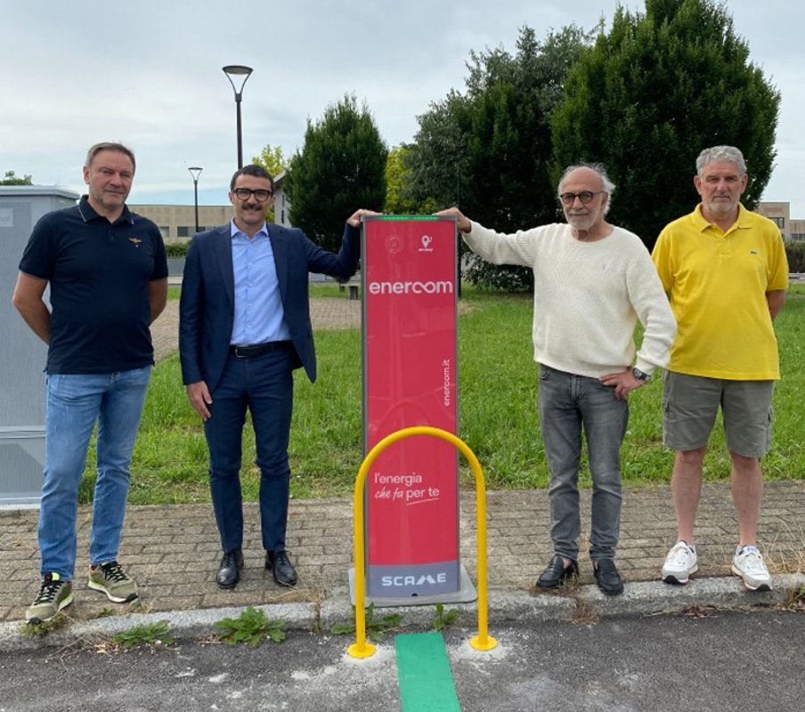 Casale Cremasco - Attive le colonnine elettriche 