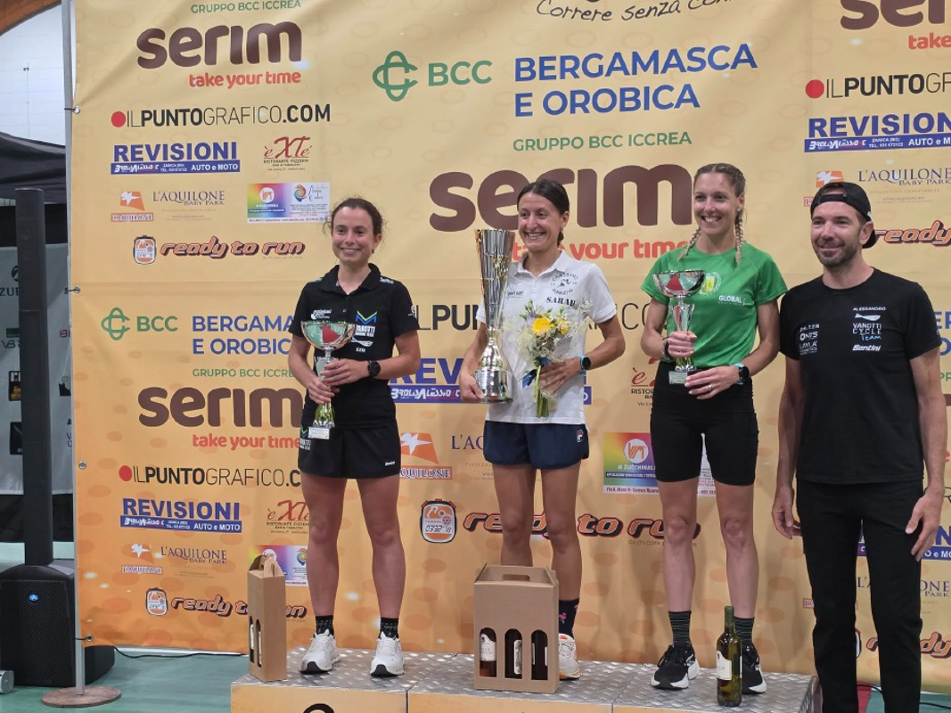 Podismo - Sarah Zerbini prima ad Almenno