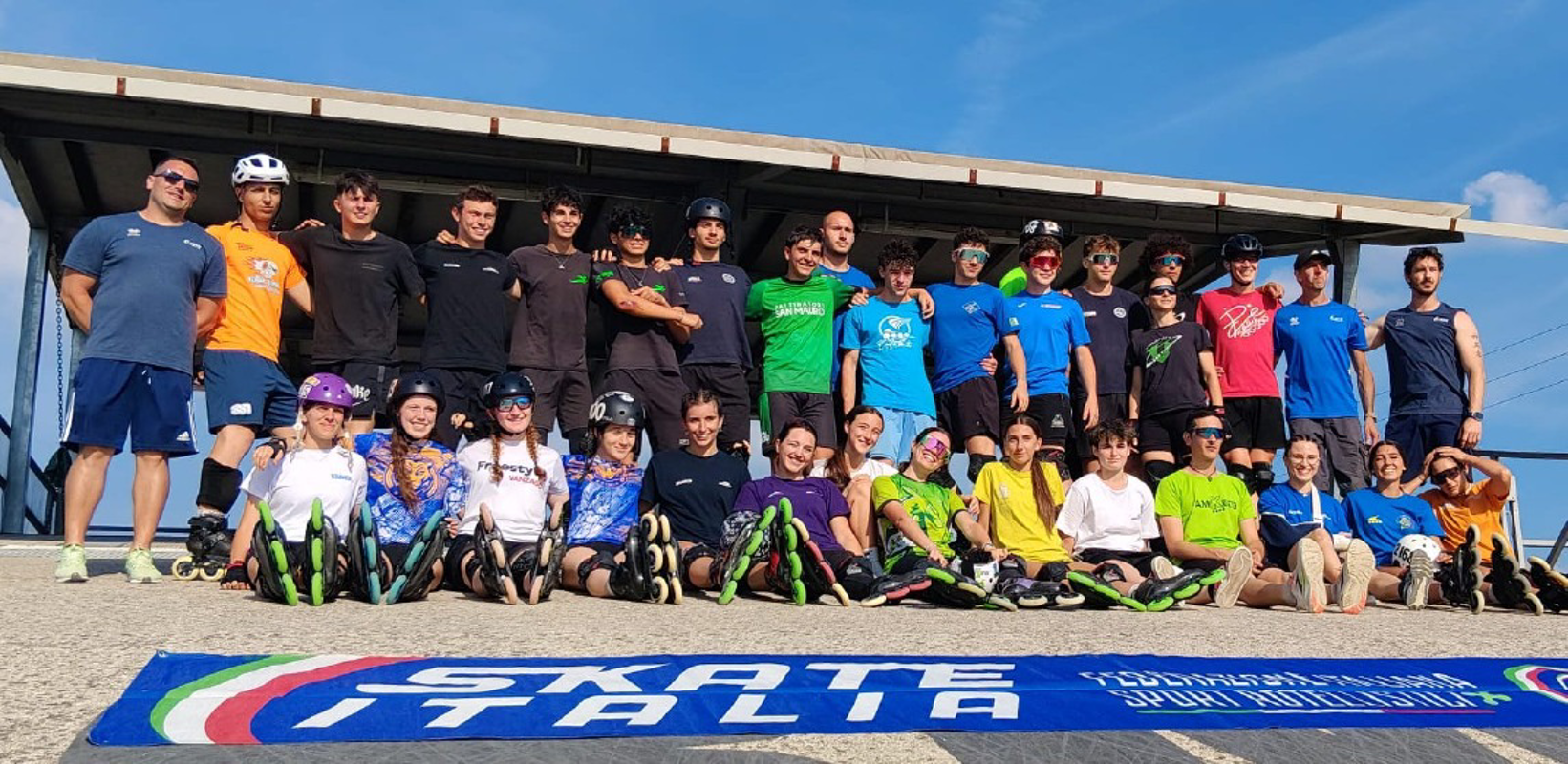 Roller - Cortesi al raduno della Nazionale