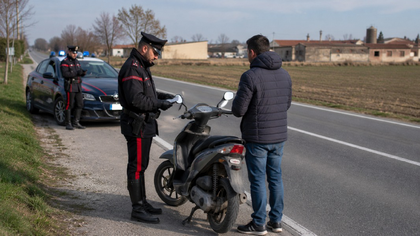Dal territorio - Motorino rubato e niente patente