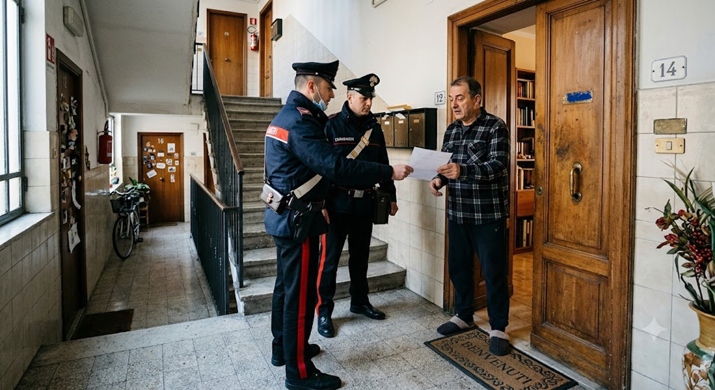 Pandino - Arresti domiciliari