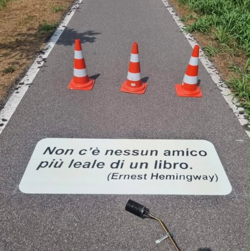 Romanengo - Pedalando e leggendo